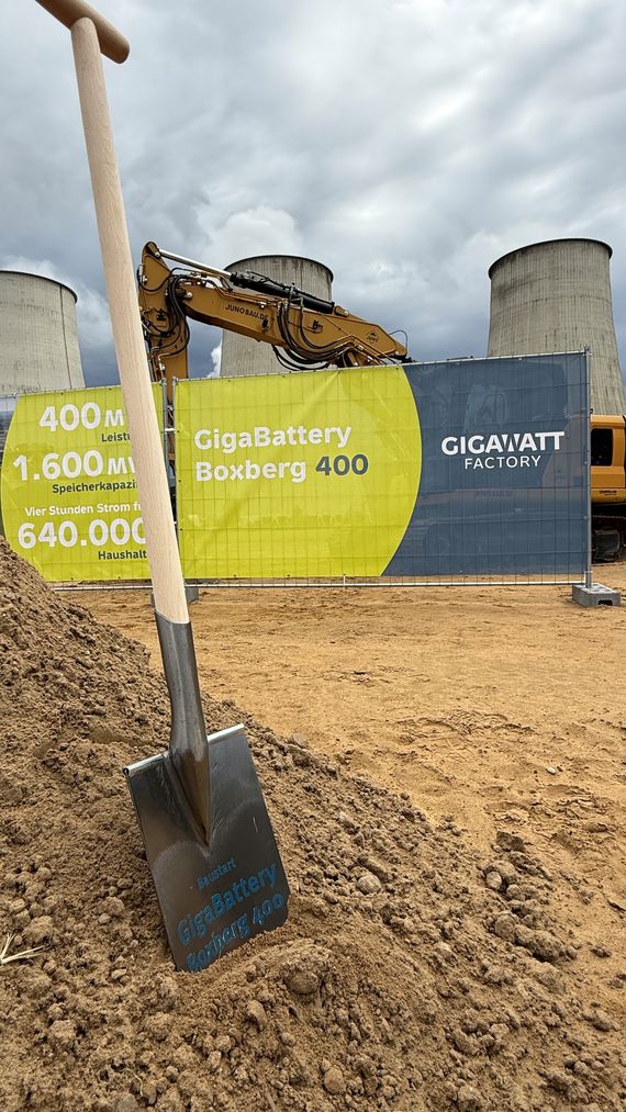 Spatenstich für GigaBattery Boxberg 400, Foto: LEAG