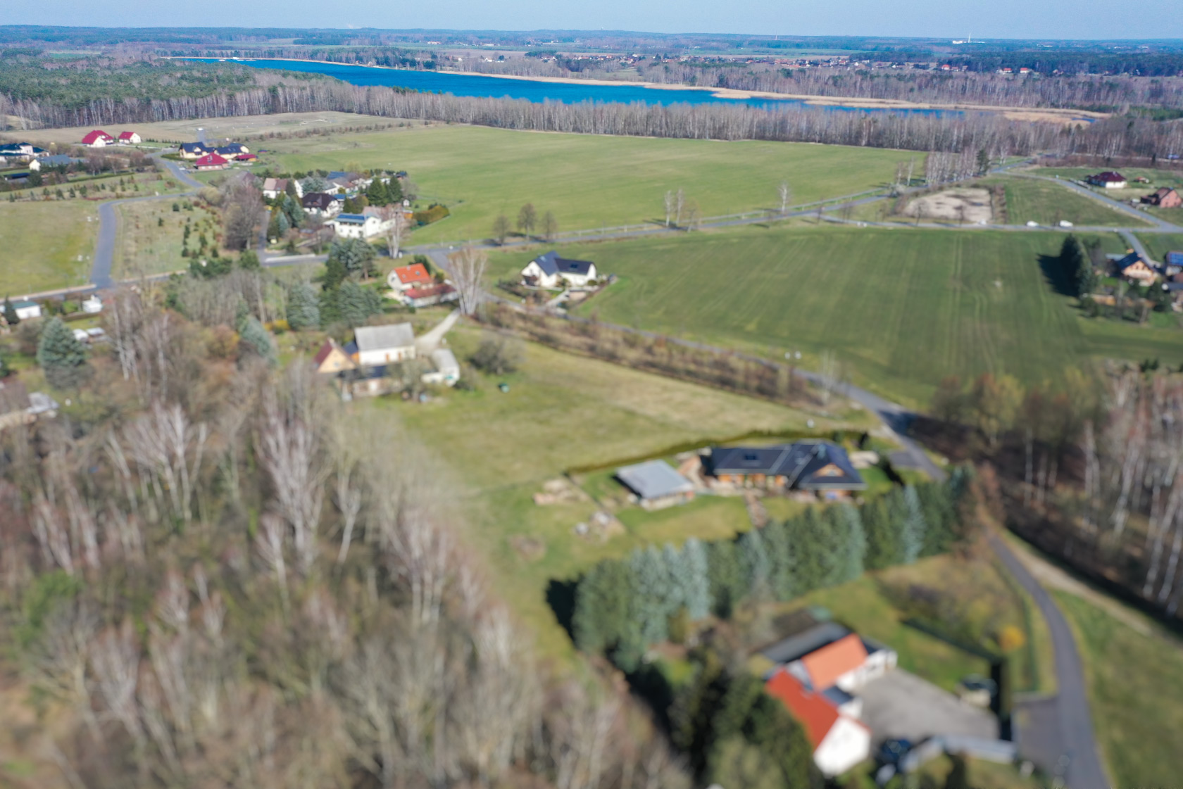 Luftaufnahme Baugebiet Trebendorf